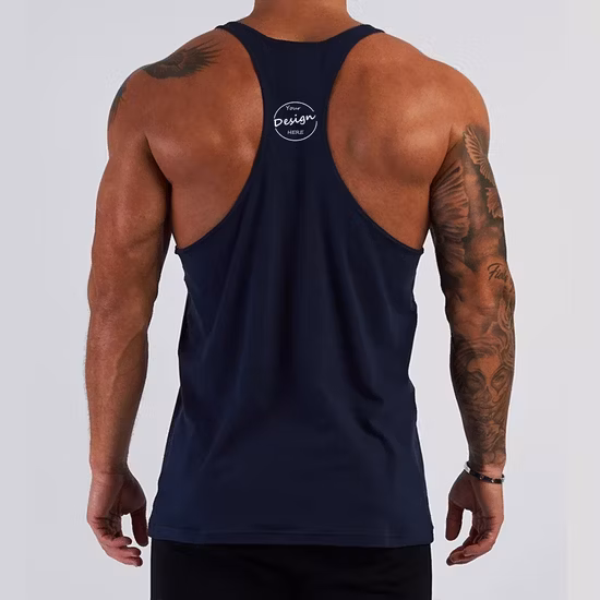 Camisetas sin mangas para hombre del larguero del culturismo del diseño del chaleco del gimnasio de los deportes del entrenamiento del ajuste seco del músculo de encargo del OEM